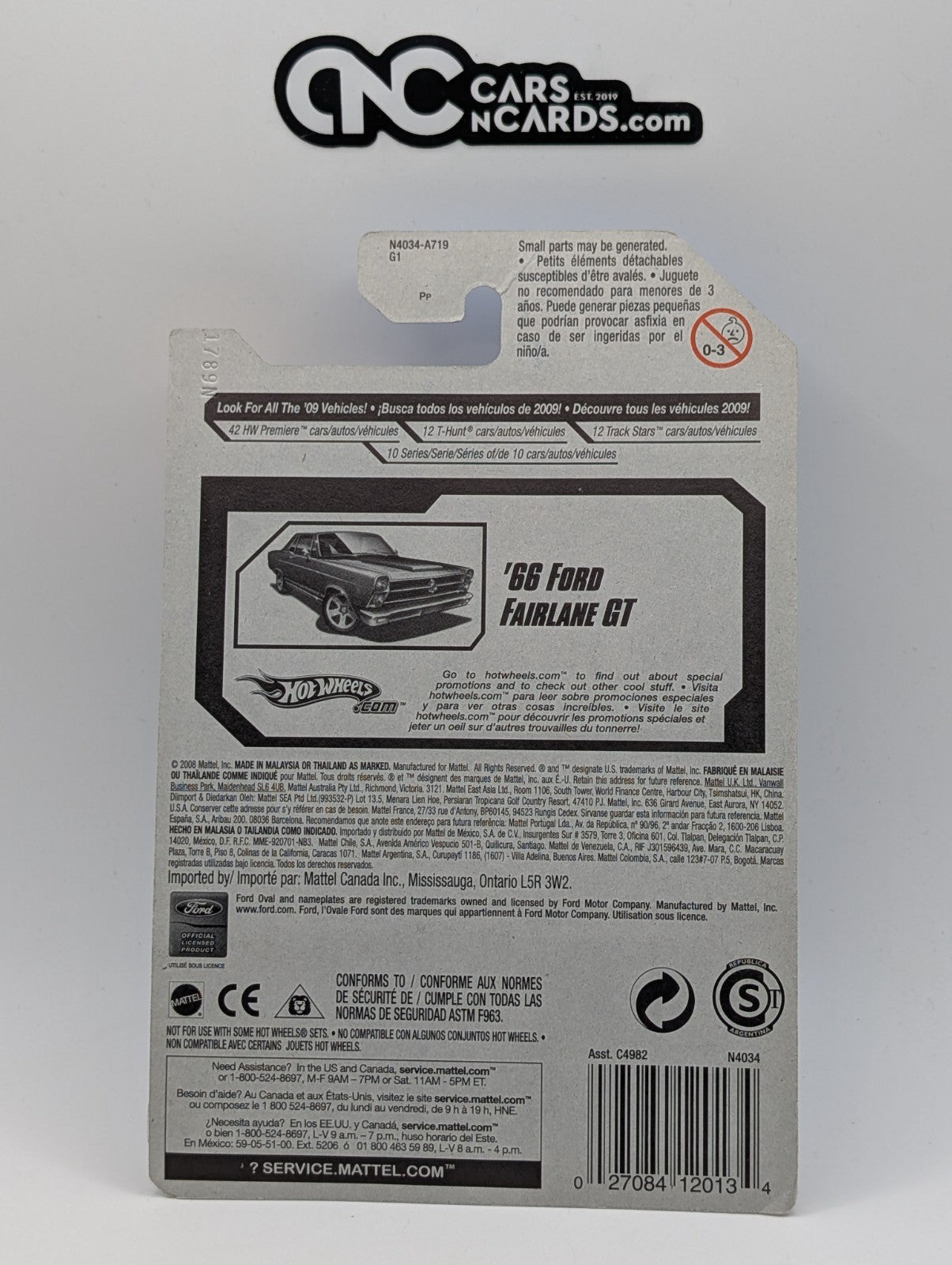 2009 Hot Wheels HW Premiere 31/42 '66 Ford Fairlane GT Orange 31/166
