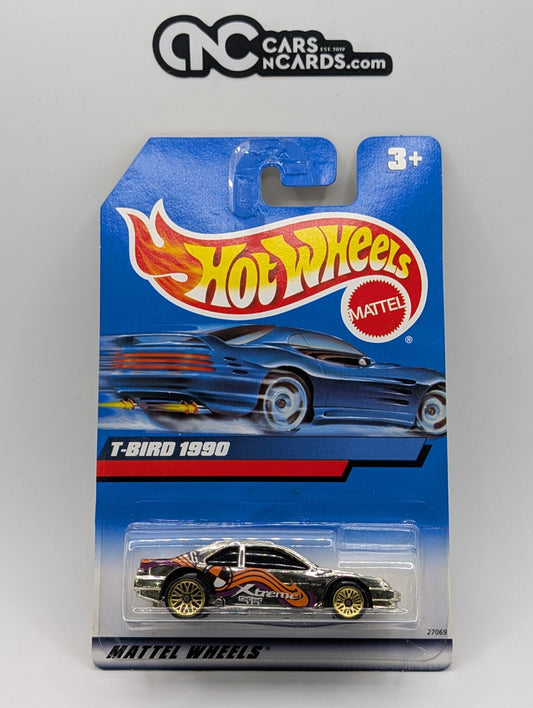 2000 Hot Wheels T-Bird 1990 Chrome Collector #102