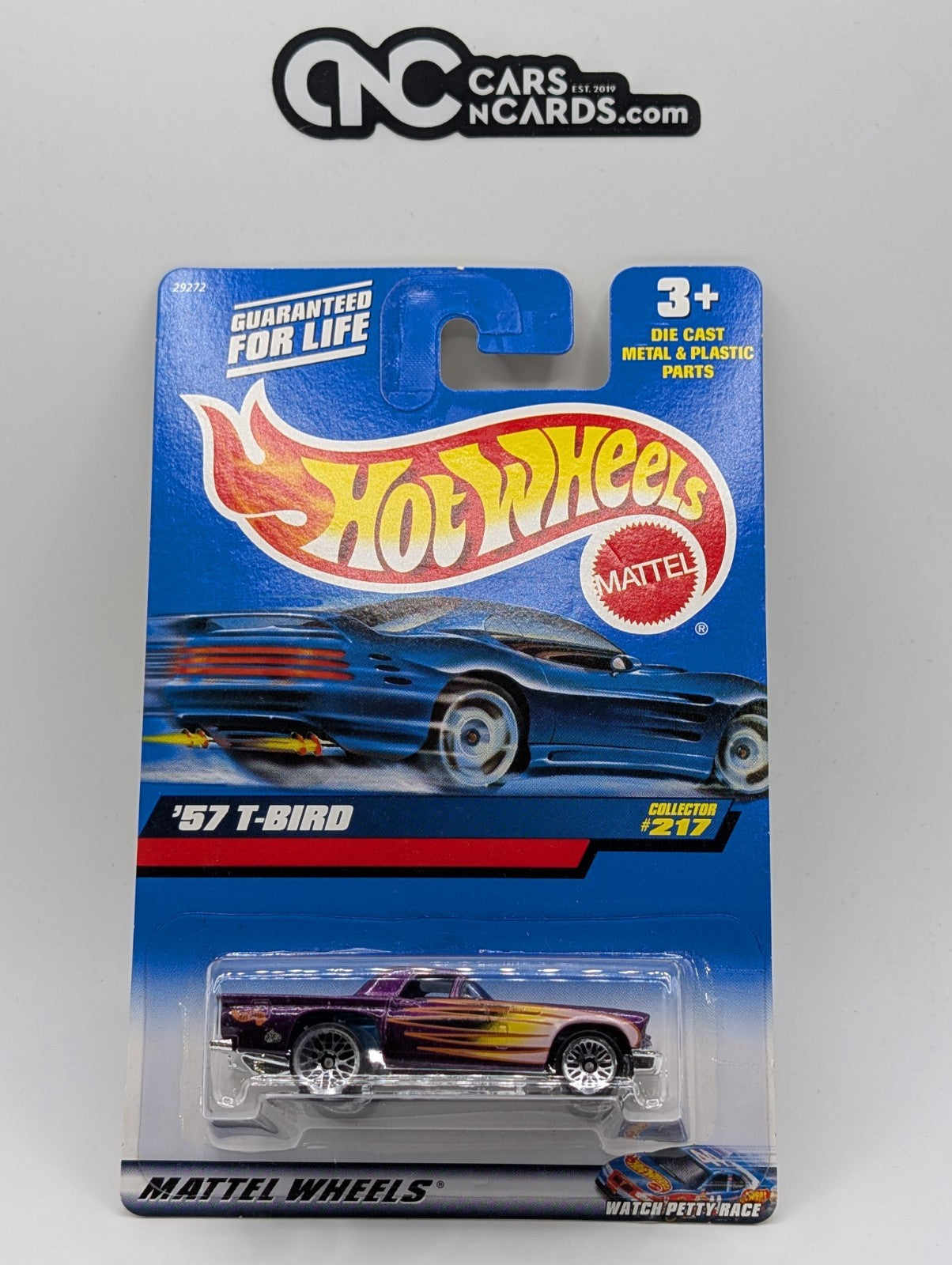 2000 Hot Wheels '57 T-Bird Purple Collector #217