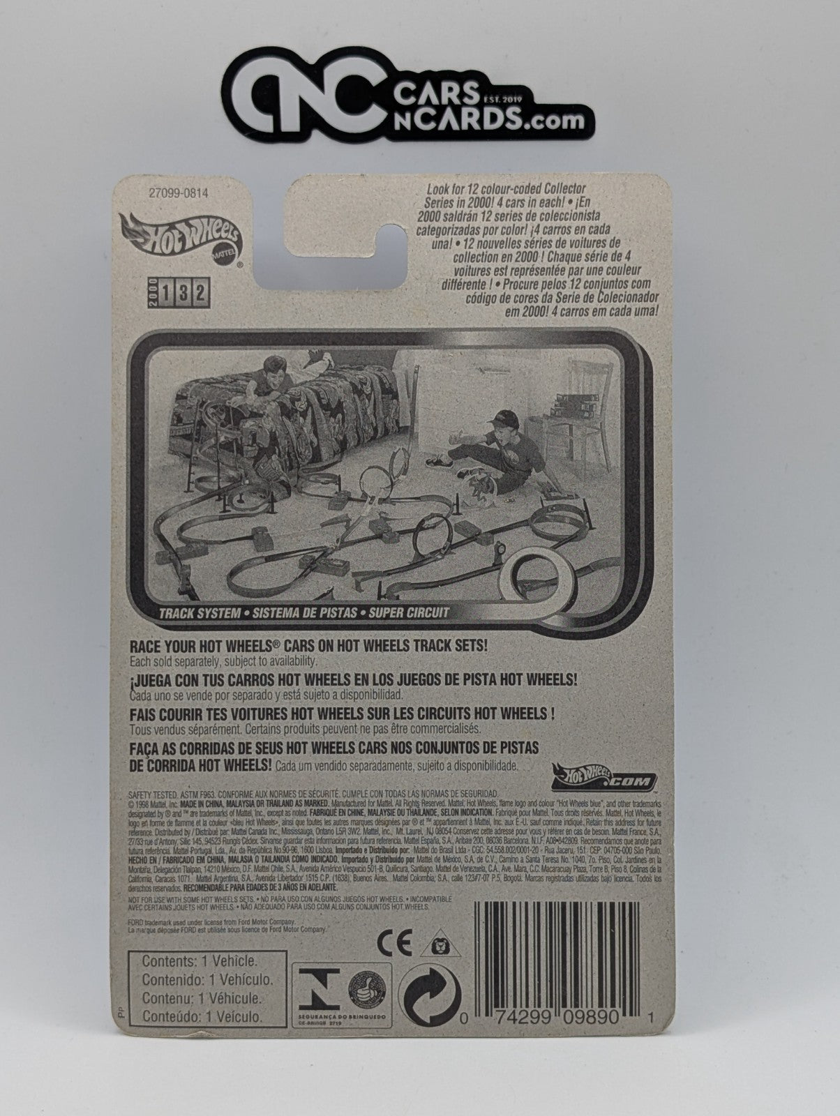 2000 Hot Wheels 3-Window '34 Green 27099 Collector #132