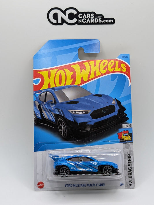 2023 Hot Wheels HW Drag Strip 2/10 Ford Mustang Mach-E 1400 Blue 81/250