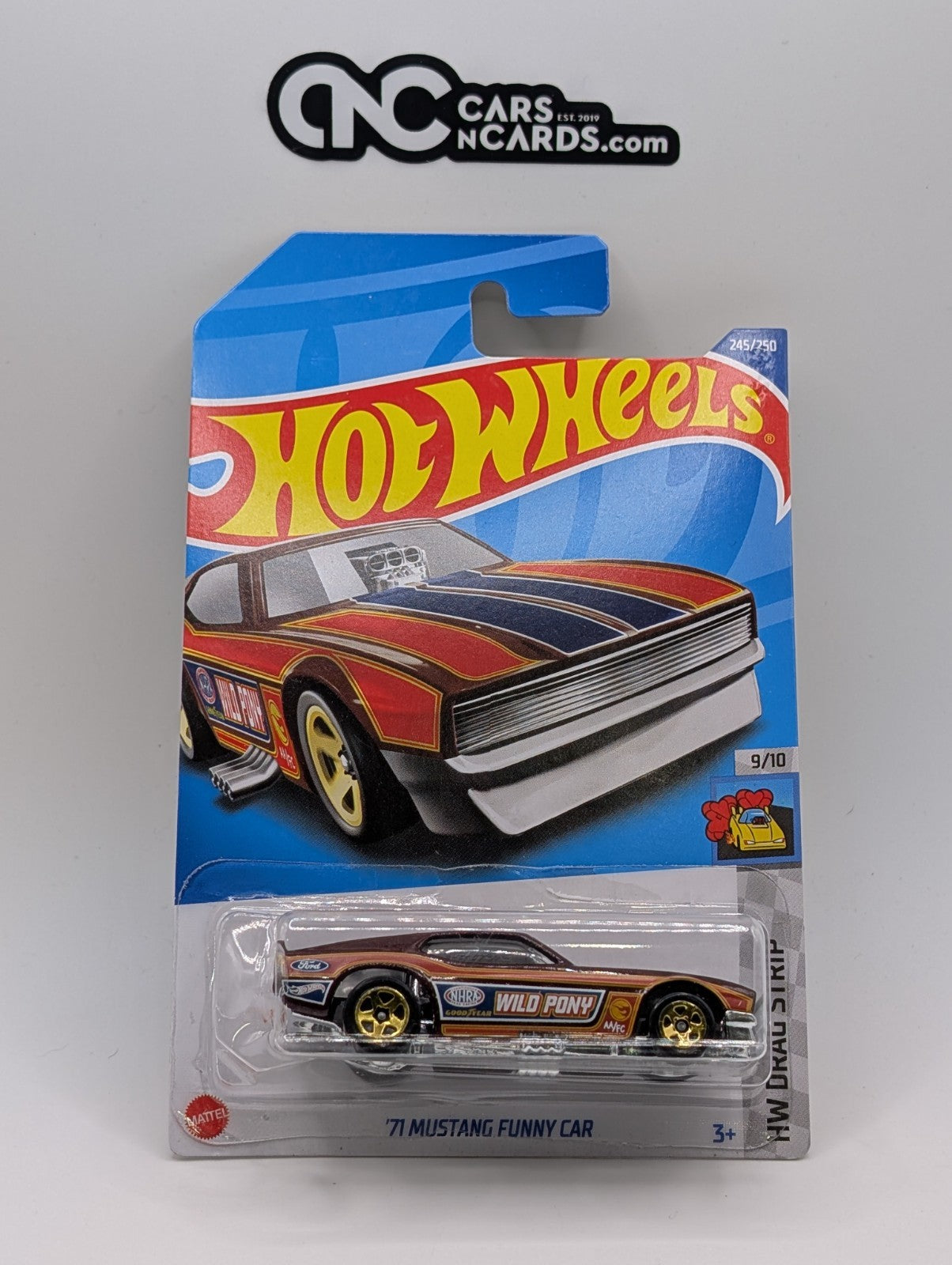 2022 Hot Wheels '71 Mustang Funny Car Treasure Hunt 245/250 (Damaged)