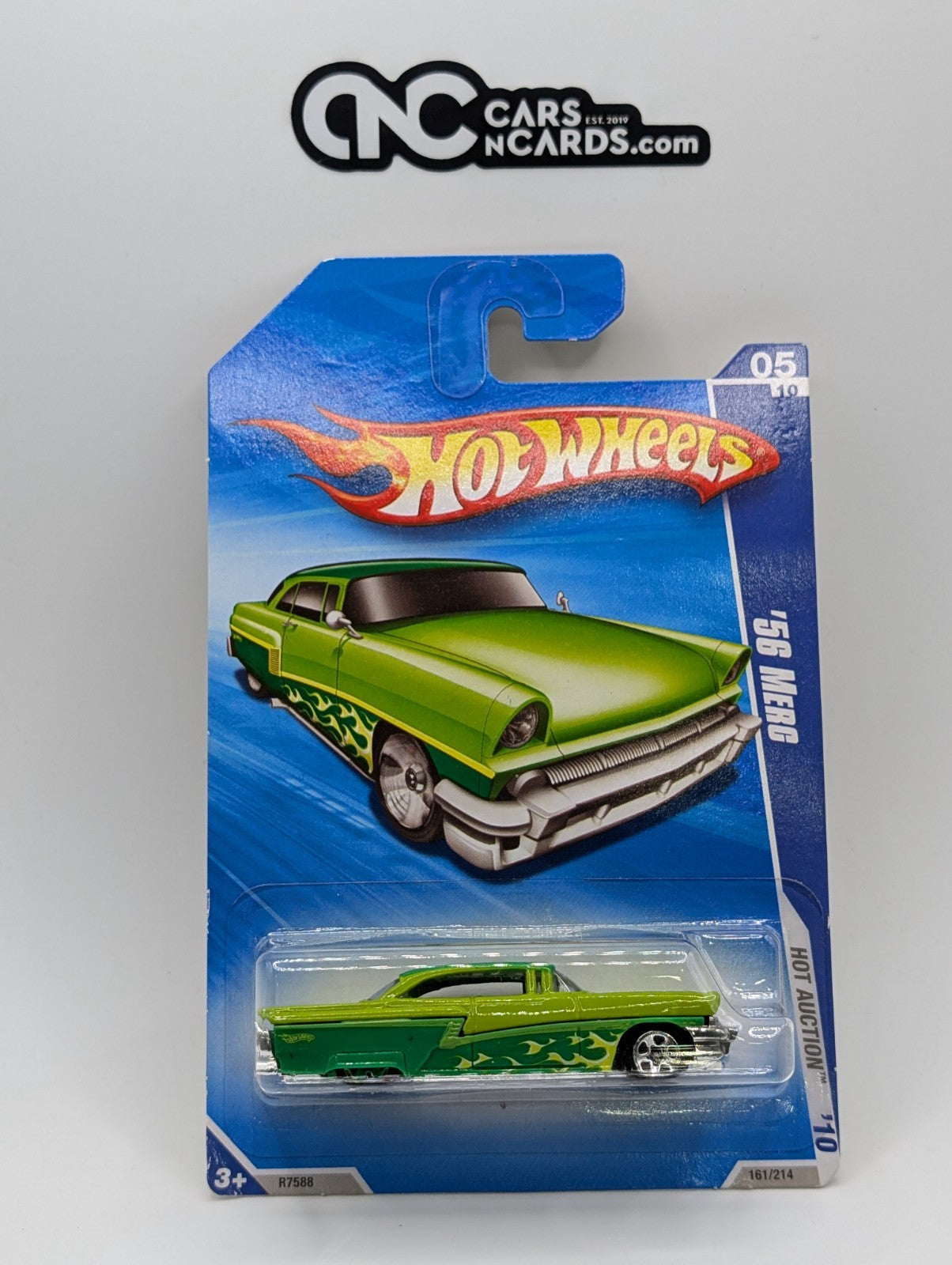 2010 Hot Wheels Hot Auctions 5/10 '56 Merc Green 161/214