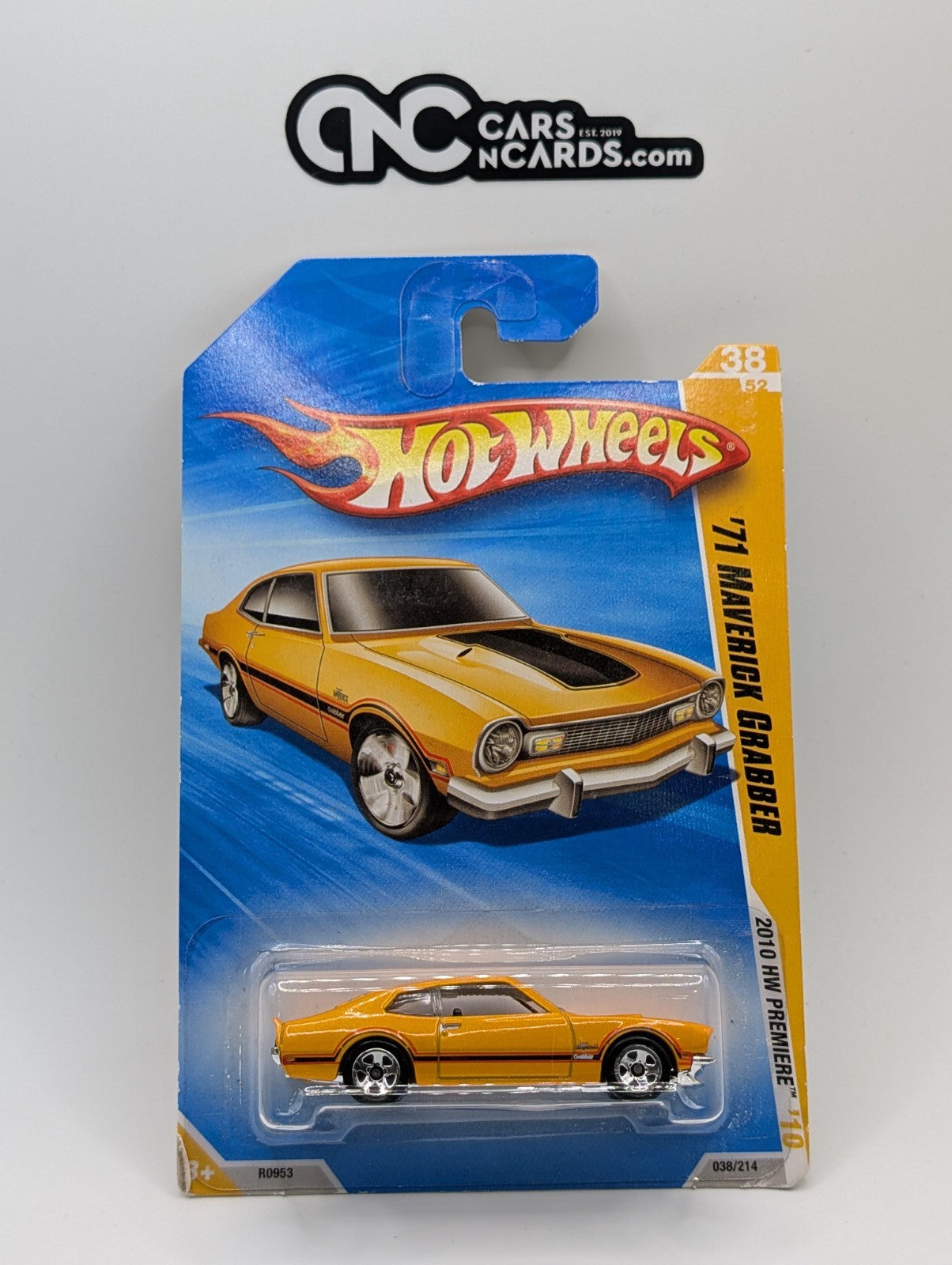 2010 Hot Wheels HW Premiere 38/52 '71 Maverick Grabber Yellow 38/214