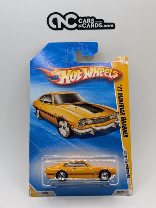 2010 Hot Wheels HW Premiere 38/52 '71 Maverick Grabber Yellow 38/214
