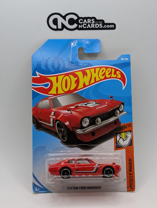 2019 Hot Wheels Muscle Mania 1/10 Custom Ford Maverick Red 98/250