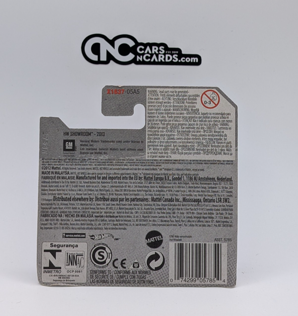 2013 Hot Wheels HW Showroom '67 Chevy C10 Red 170/250 Short Card