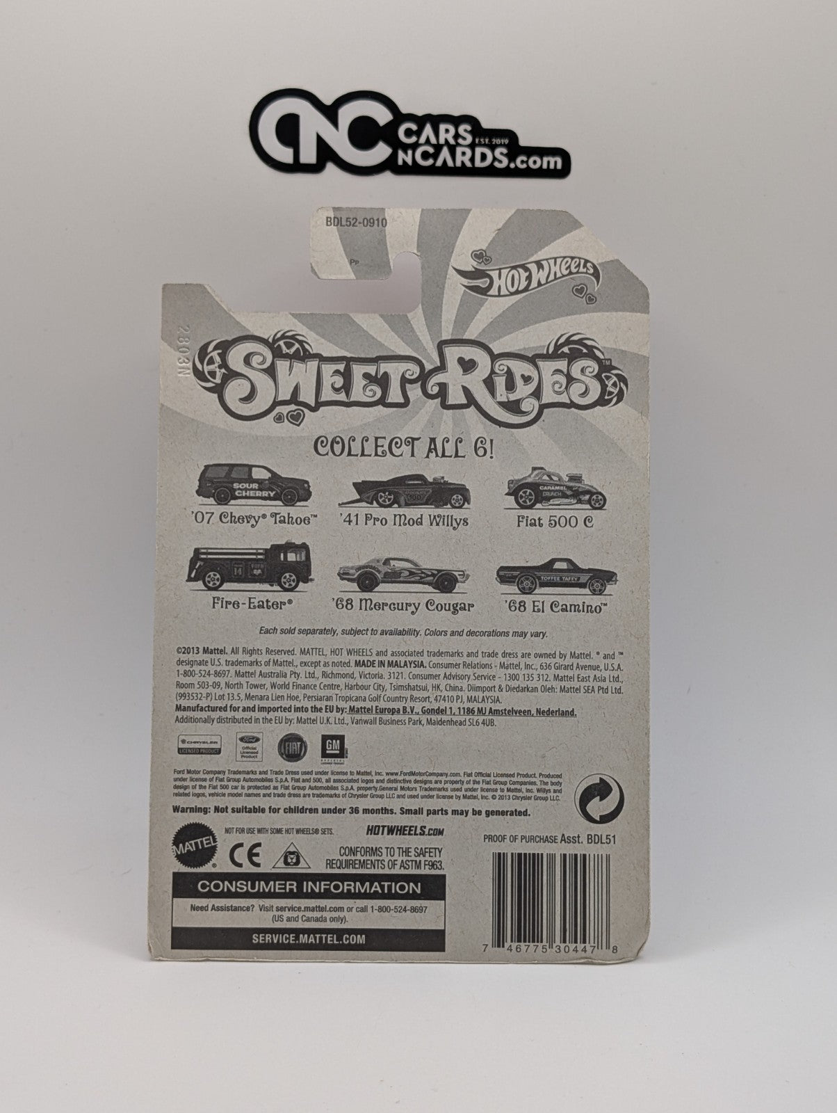 2014 Hot Wheels Sweet Rides 1/6 '07 Chevy Tahoe Sour Cherry