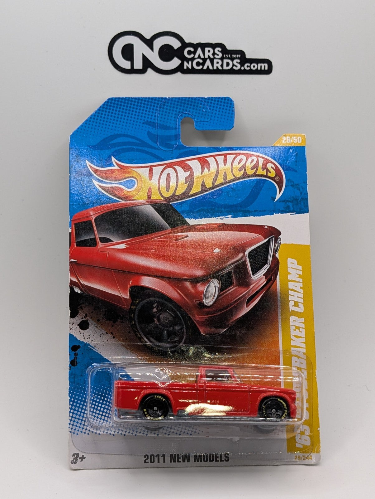 2011 Hot Wheels New Models 29/50 '63 Studebaker Champ Red 29/244