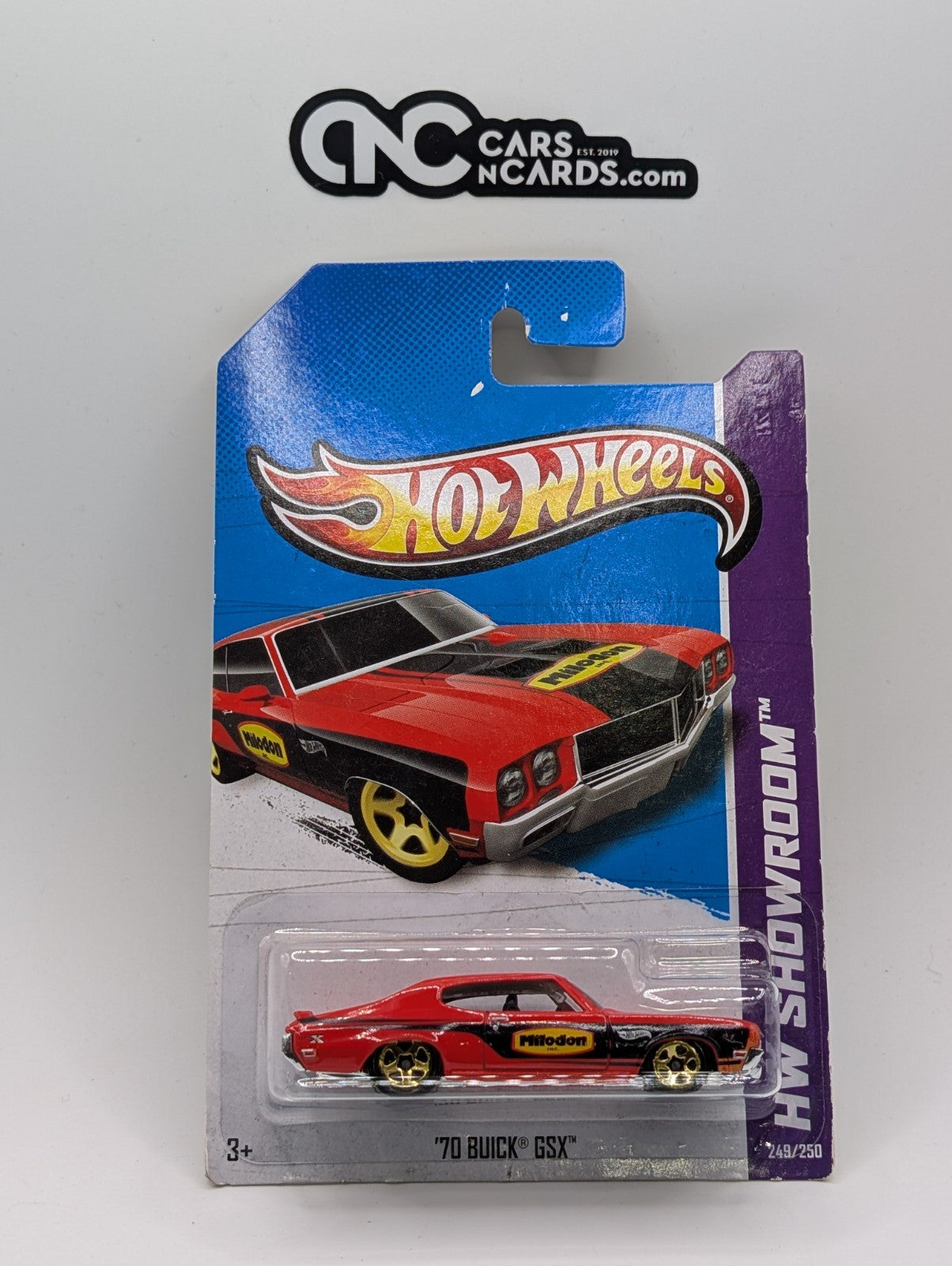 2013 Hot Wheels HW Showroom '70 Buick GSX Red 249/250 (Soft Corners)