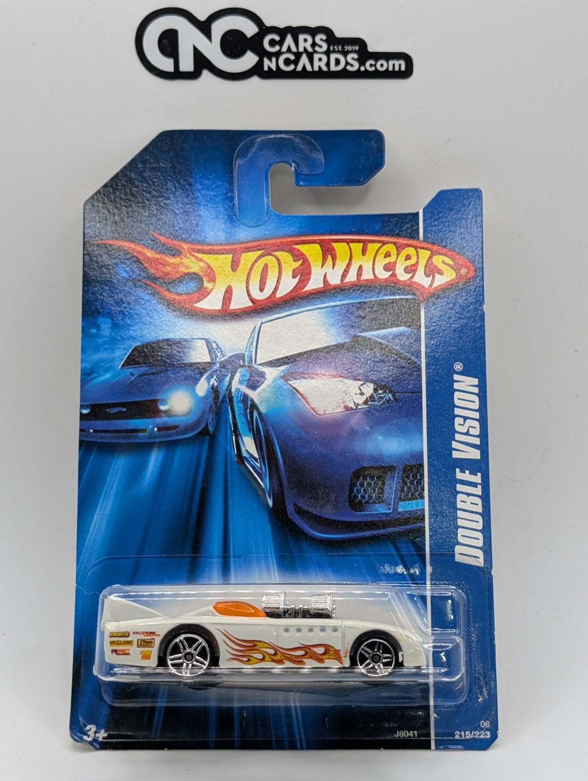 2007 Hot Wheels Double Vision White Flames 215/223