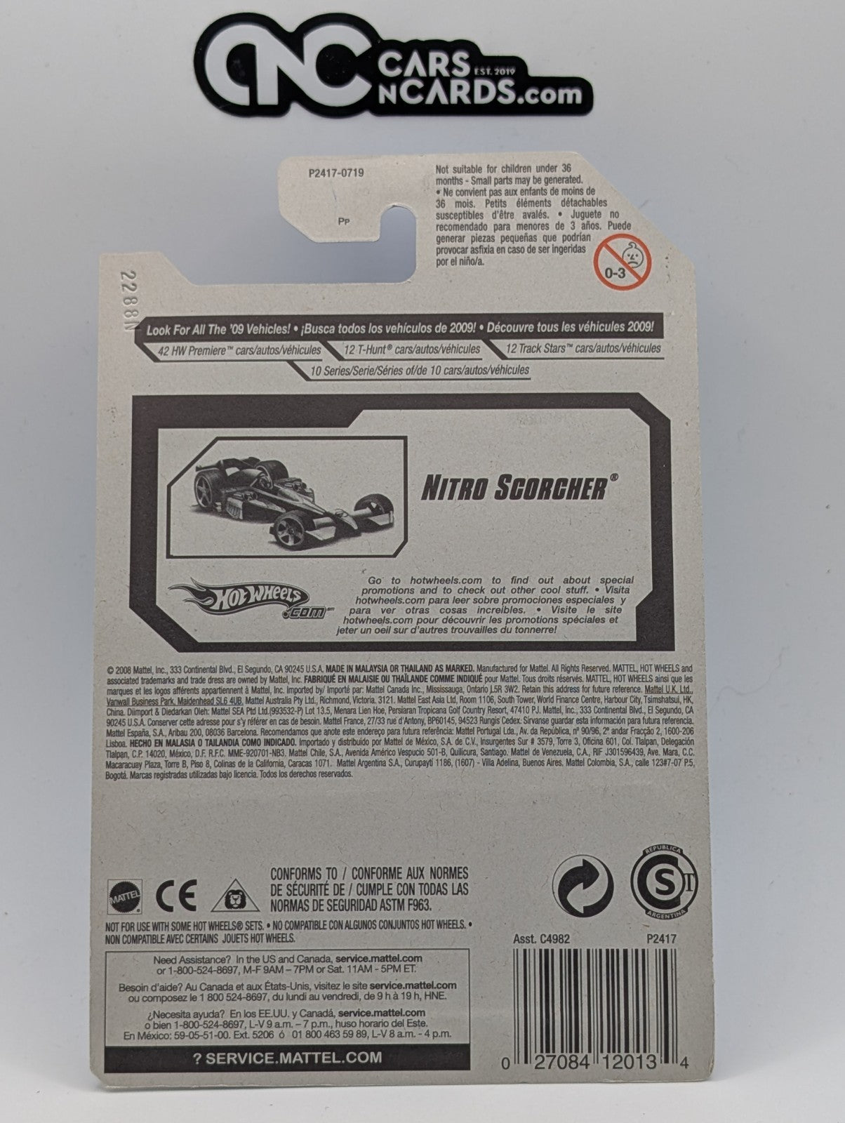 2009 Hot Wheels HW Designs 1/10 Nitro Scorcher Green 97/166