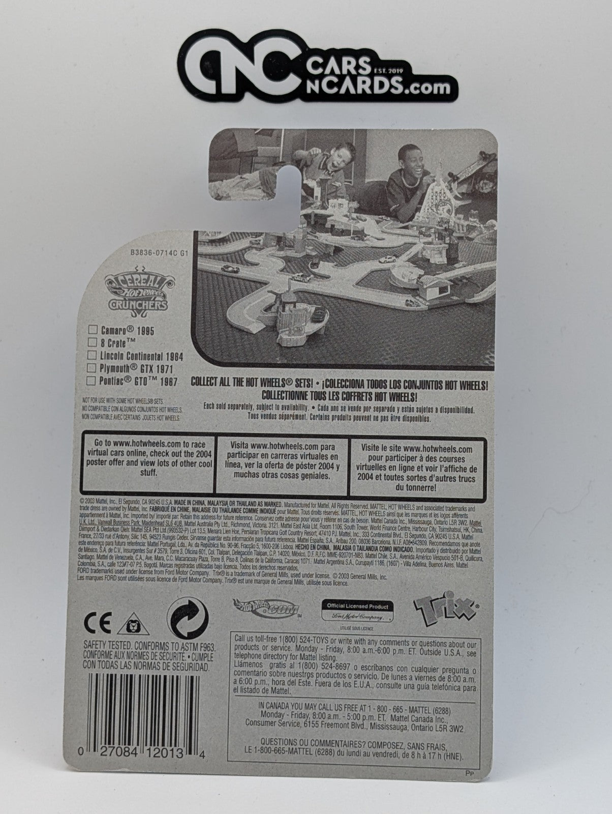2004 Hot Wheels Cereal Crunchers 3/5 1964 Lincoln Continental Trix #115