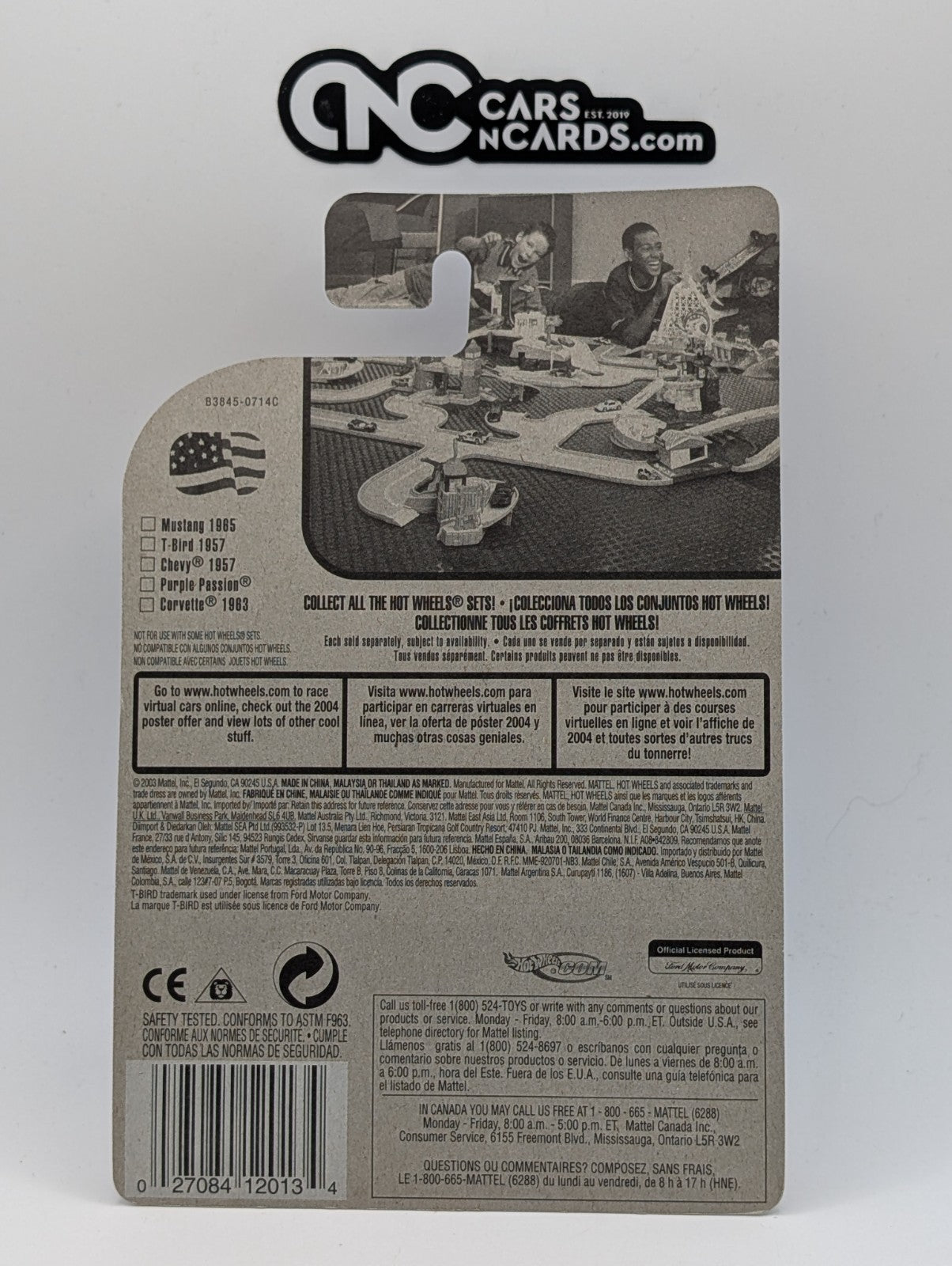2004 Hot Wheels Star Spangled 2 2/5 T-Bird 1957 Collector #124