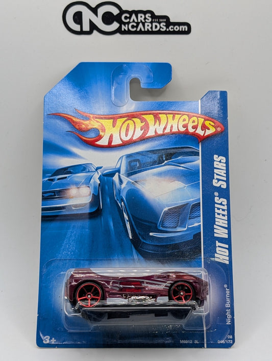 2008 Hot Wheels All Stars 6/36 Night Burner Red 46/172