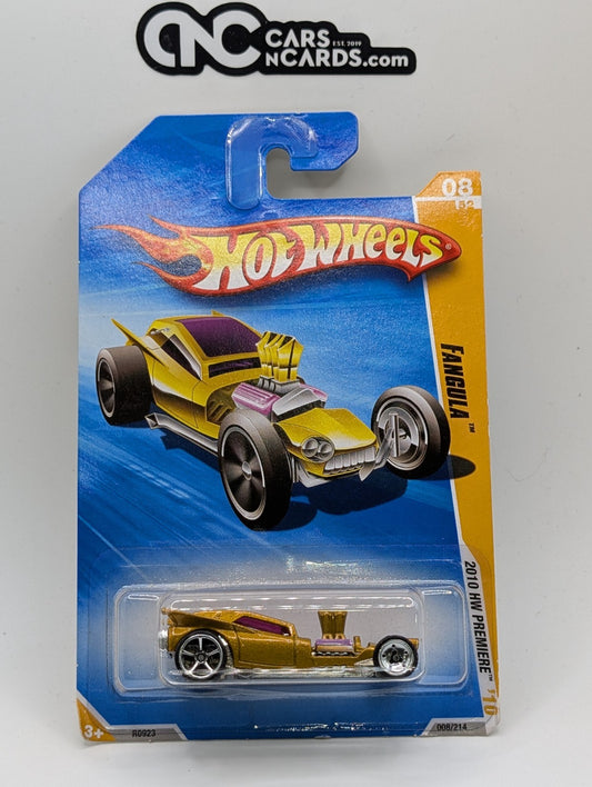 2010 Hot Wheels HW Premiere 8/52 Fangula Gold 8/214