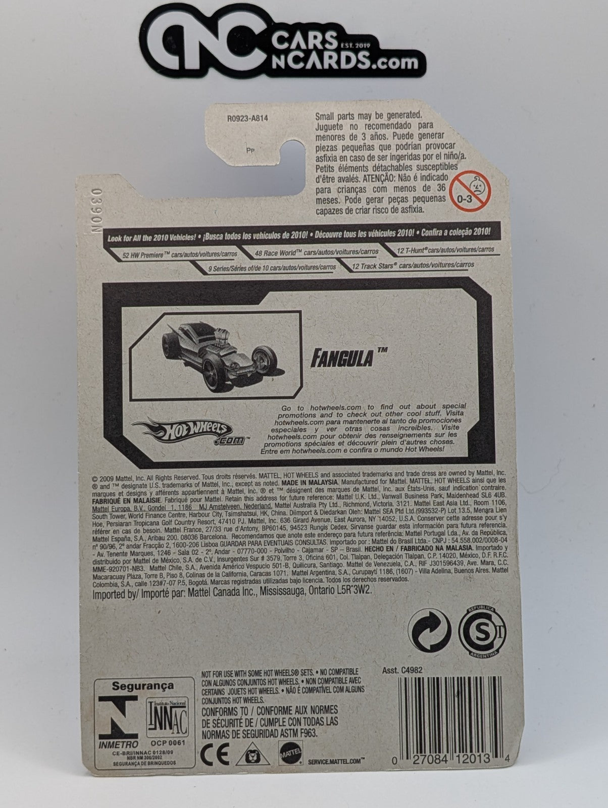 2010 Hot Wheels HW Premiere 8/52 Fangula Gold 8/214