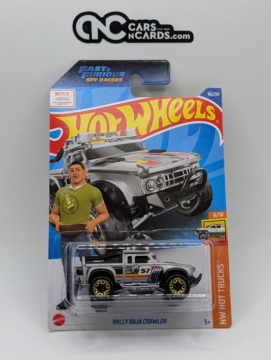 2022 Hot Wheels HW Hot Trucks Rally Baja Crawler Silver 94/250 F&F Spy Racers
