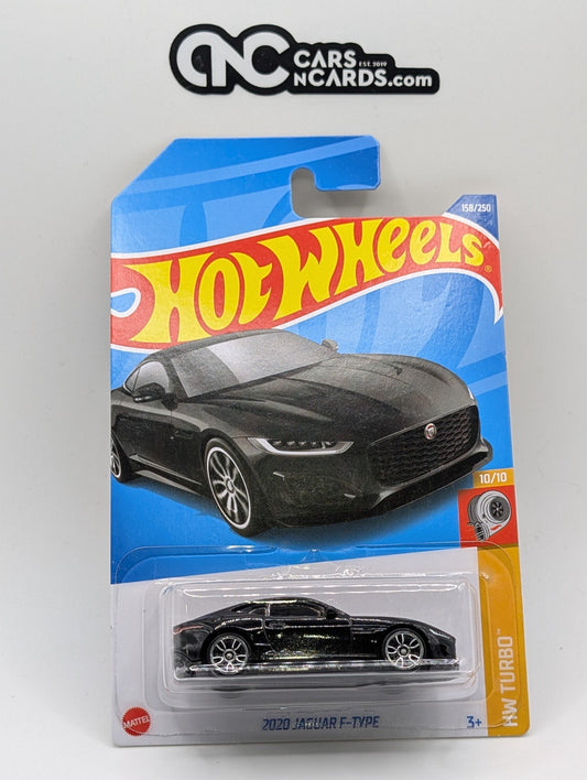 2022 Hot Wheels HW Turbo 10/10 2020 Jaguar F-Type Black 158/250