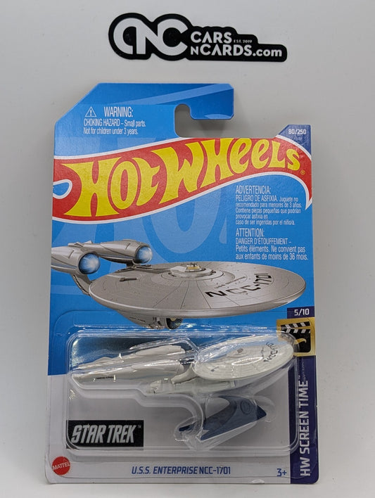 2022 Hot Wheels HW Screen Time USS Enterprise NCC-1701 (Card Damage)