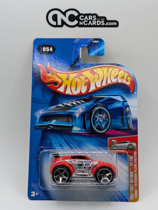 2004 Hot Wheels First Editions 54/100 Tooned Mitsubishi Pajero Evolution