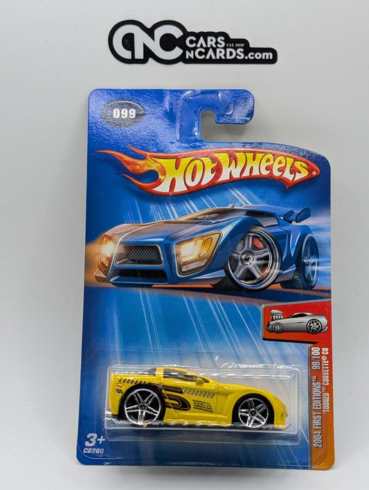 2004 Hot Wheels First Editions 99/100 Tooned Corvette C6