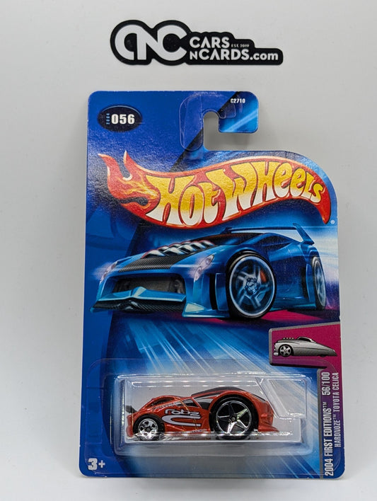 2004 Hot Wheels First Editions 56/100 Hardnoze Toyota Celica