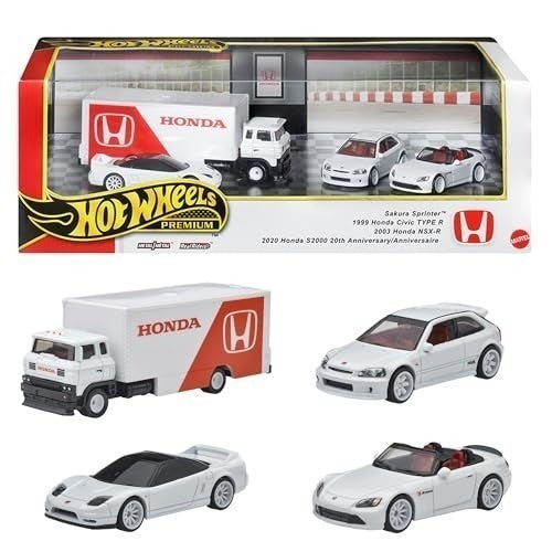 2025 Hot Wheels Premium Car Culture Diorama Honda Heritage Set