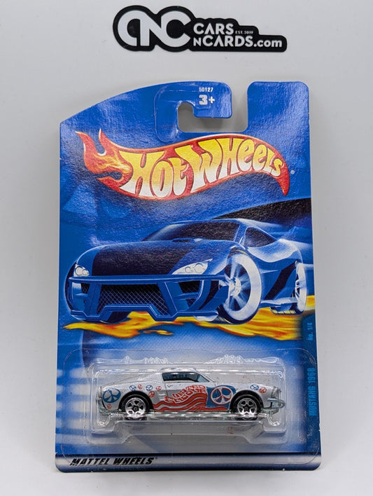 2001 Hot Wheels Mustang 1968 Silver Collector #89