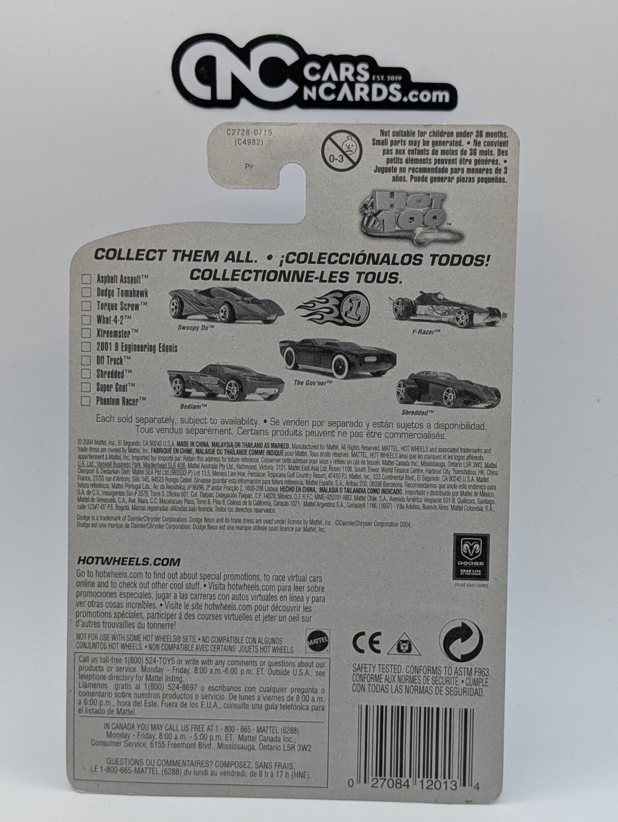 2004 Hot Wheels First Editions 65/100 Dodge Neon Mopar Collector #65