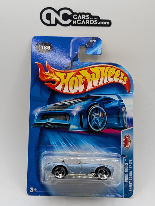 2004 Hot Wheels Pride Rides Shelby Cobra 427 S/C Collector #186 (Soft Corners)