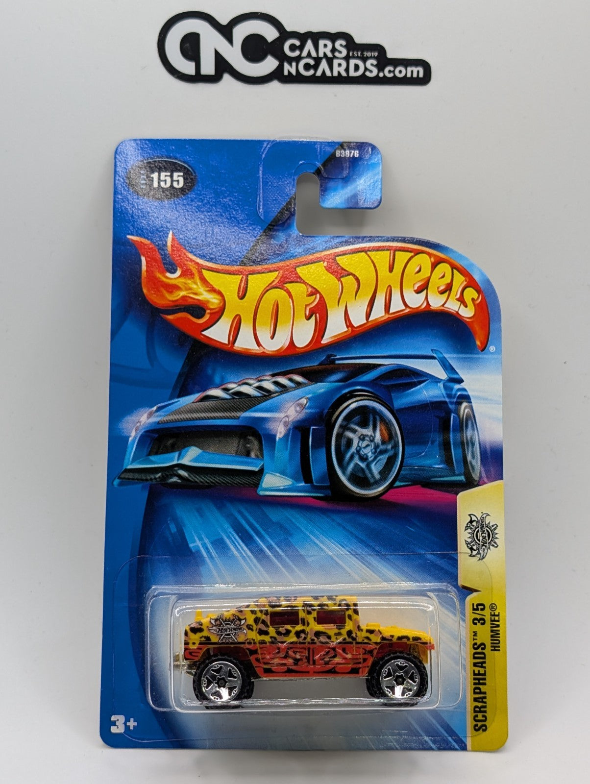 2004 Hot Wheels Scrapheads 3/5 Humvee Collector #155