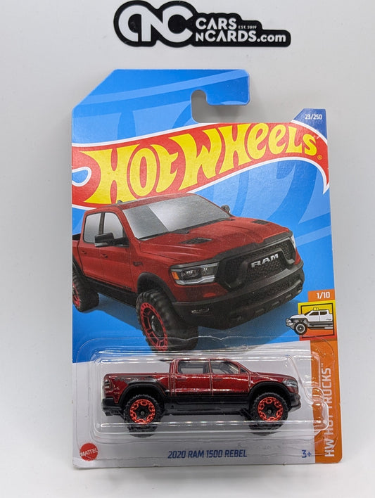 2022 Hot Wheels HW Hot Trucks 1/10 2020 Ram 1500 Rebel Red 23/250