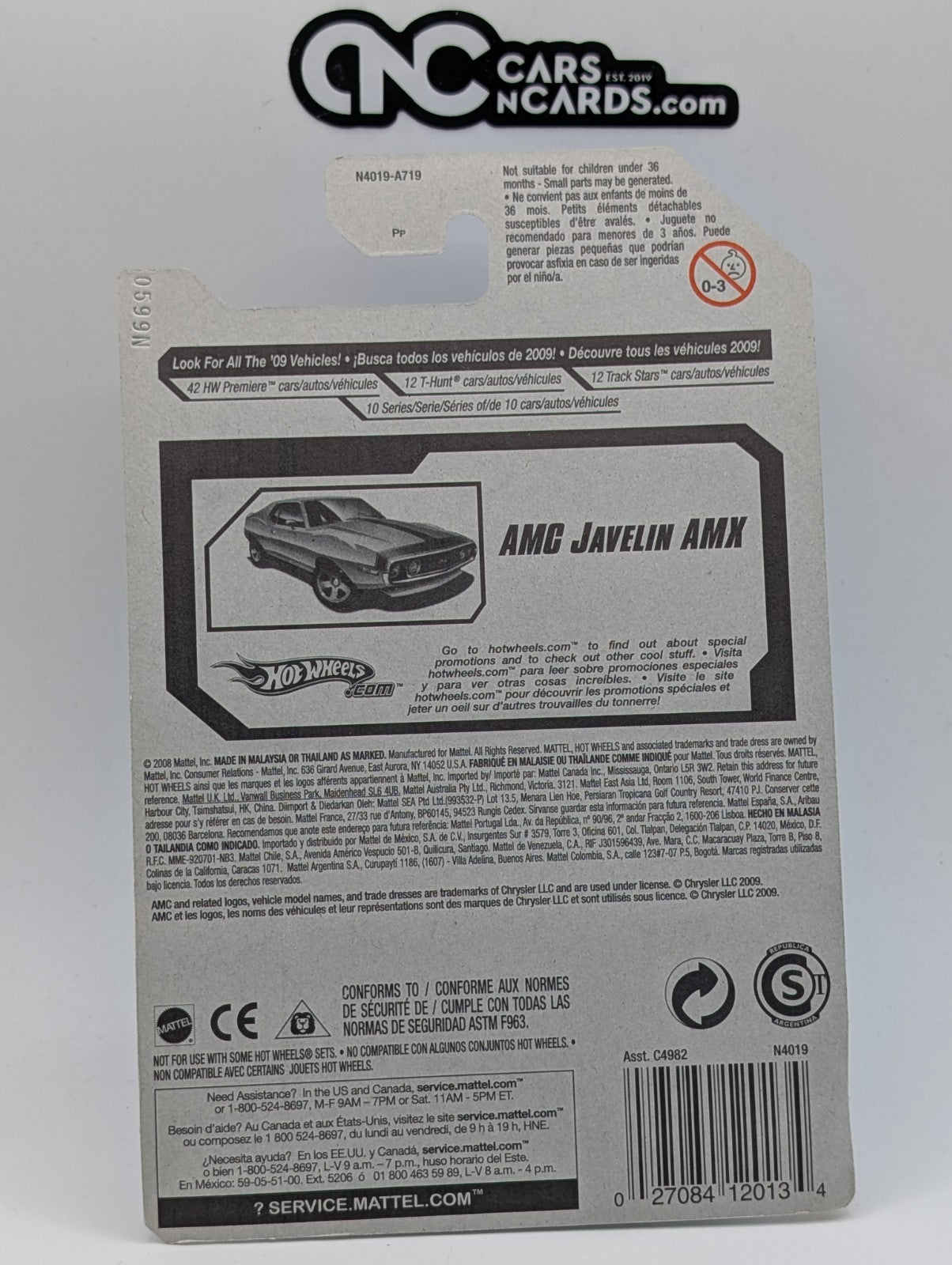 2009 Hot Wheels HW Premiere 16/42 AMC Javelin AMX Green 16/166