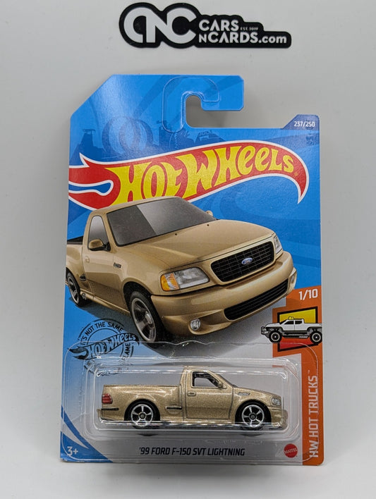 2020 Hot Wheels HW Hot Trucks '99 Ford F-150 SVT Lightning Gold 237/250