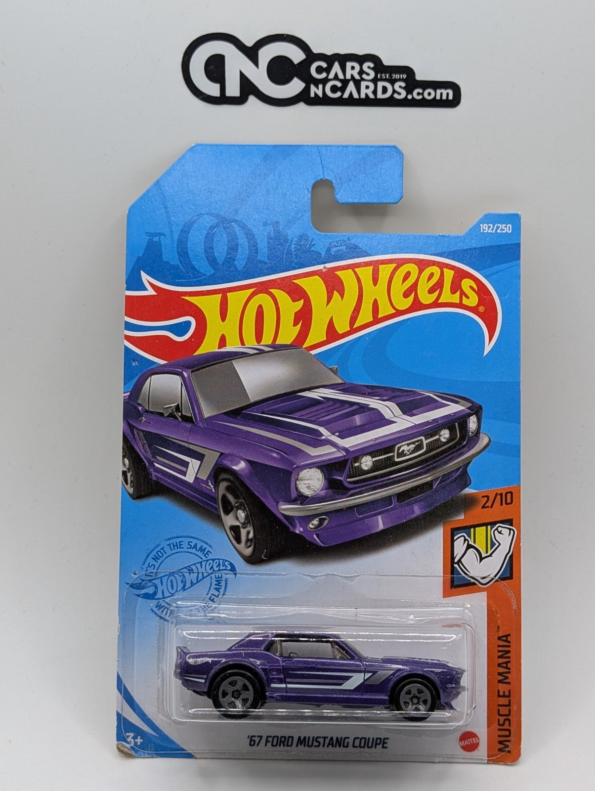 2021 Hot Wheels Muscle Mania 2/10 '67 Ford Mustang Coupe Purple (Soft Corners)