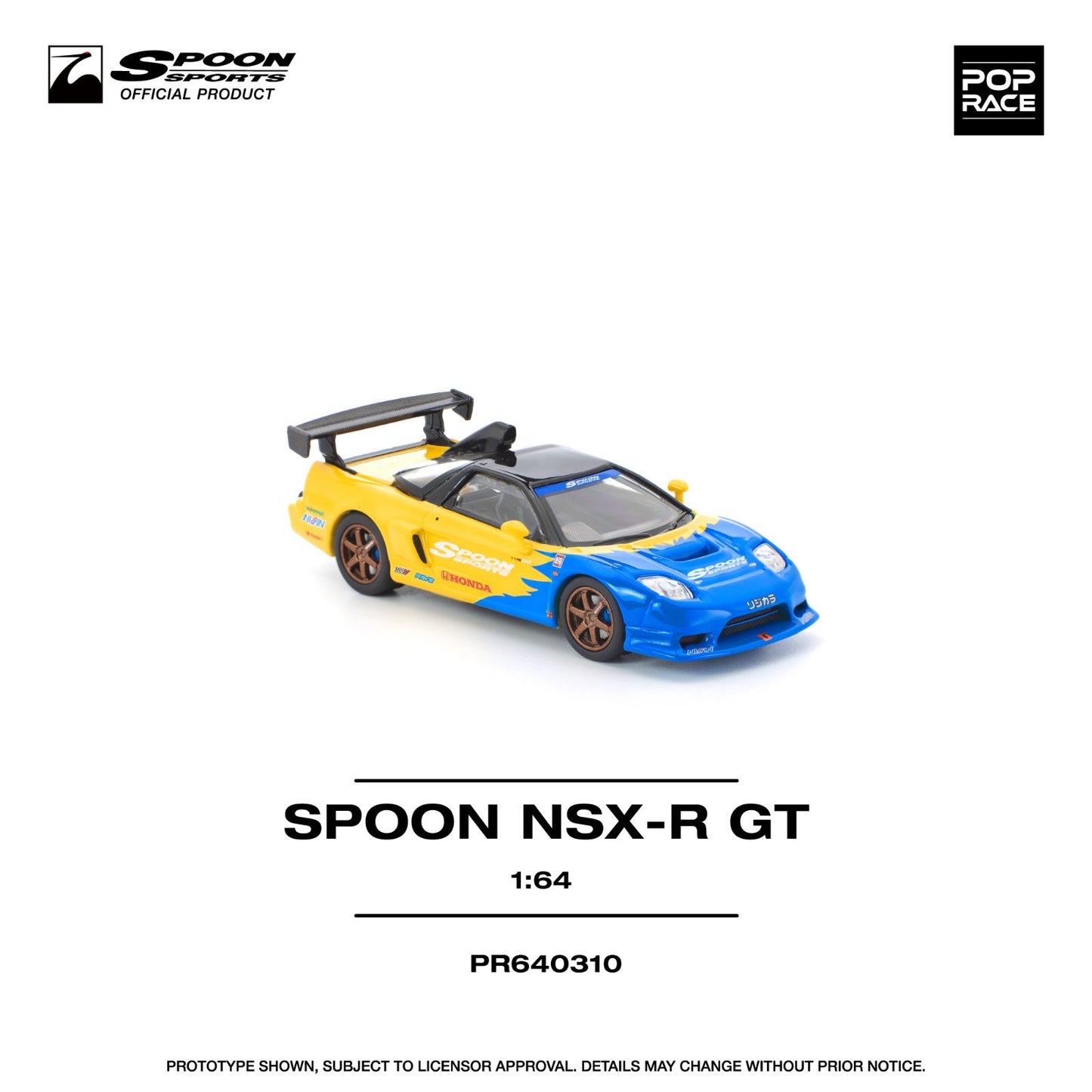 POPRACE 1:64 SPOON Honda NSX R GT PR640310