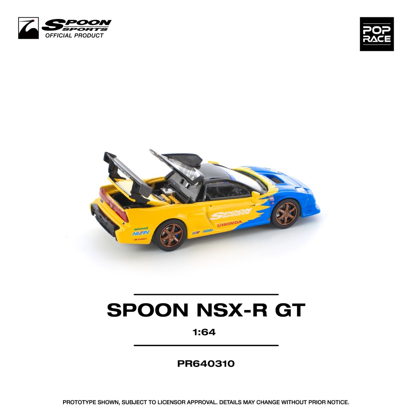 POPRACE 1:64 SPOON Honda NSX R GT PR640310