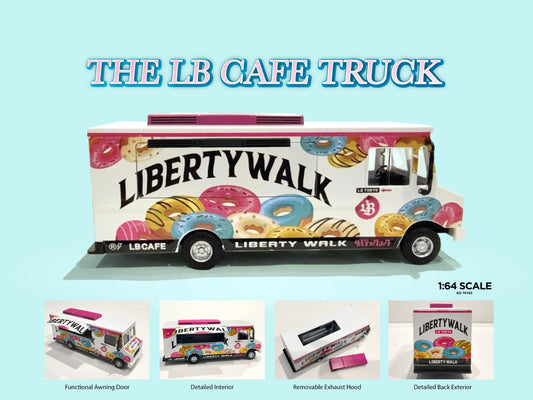 AMERICAN DIORAMA 1:64 Food Truck series – LB Café AD-70103