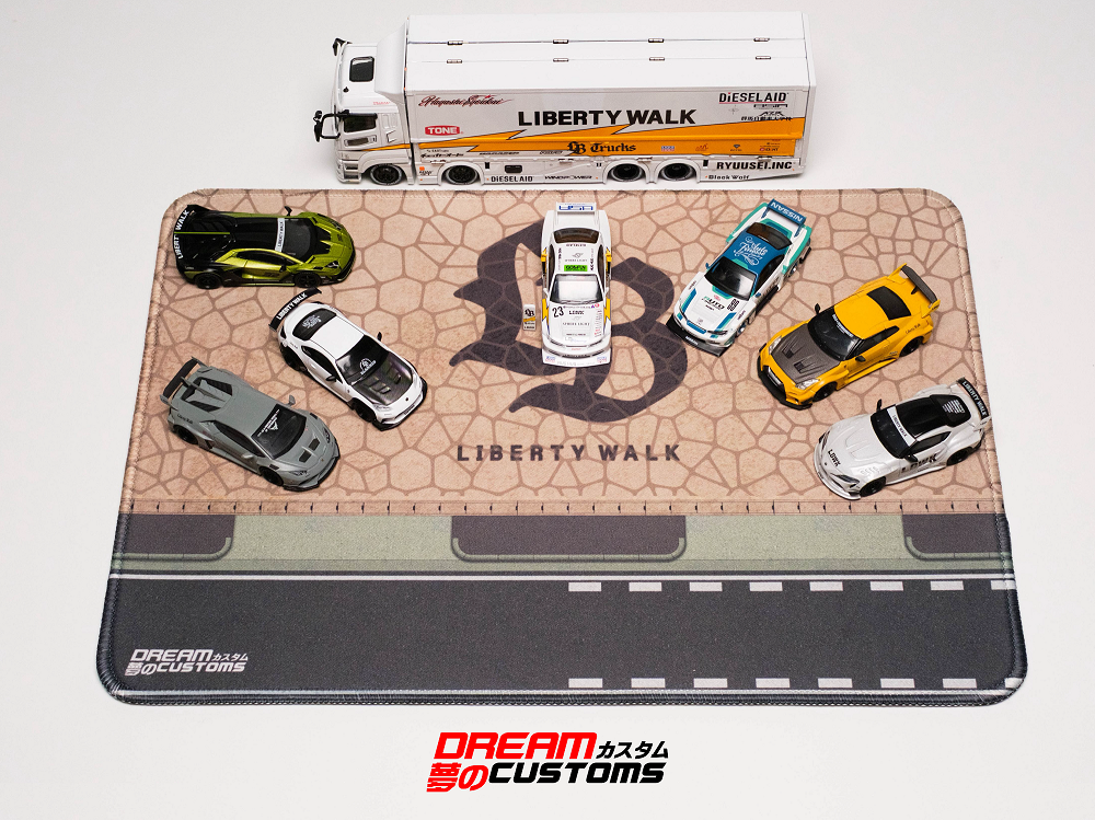 DREAM CUSTOMS Desktop Diorama 350mmx 250mm with LB Logo S12