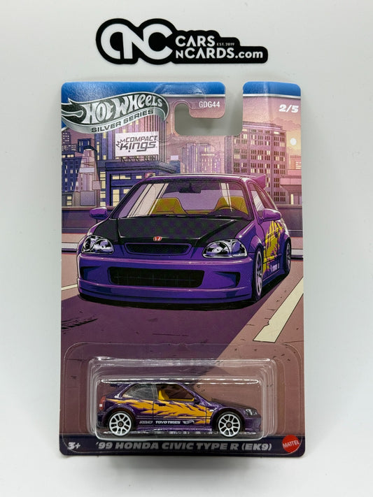 2026 Hot Wheel Silver Series Compact Kings Honda Civic Type R EK9 (Card Damage)
