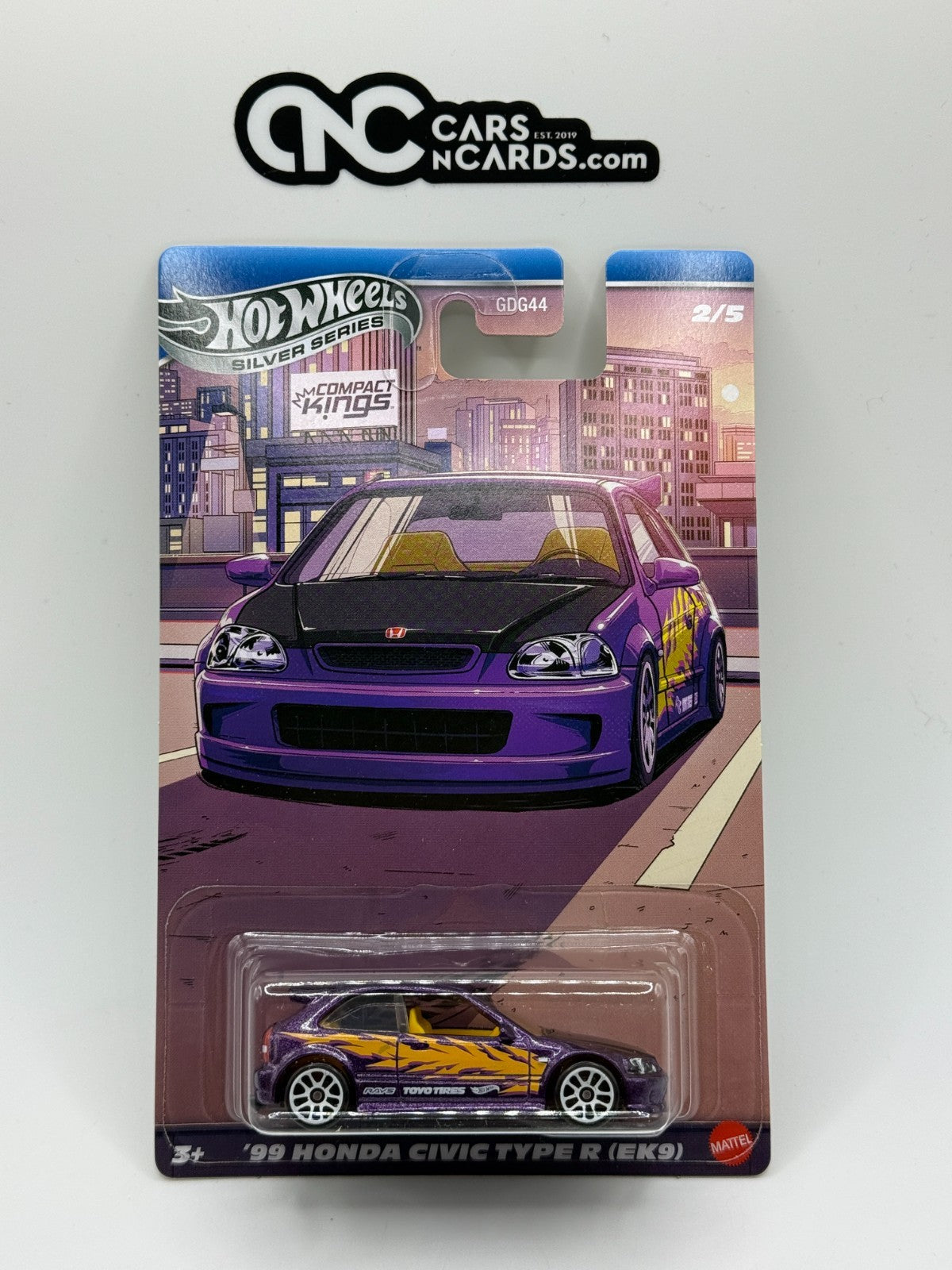 2026 Hot Wheels Silver Series Compact Kings Honda Civic Type R EK9