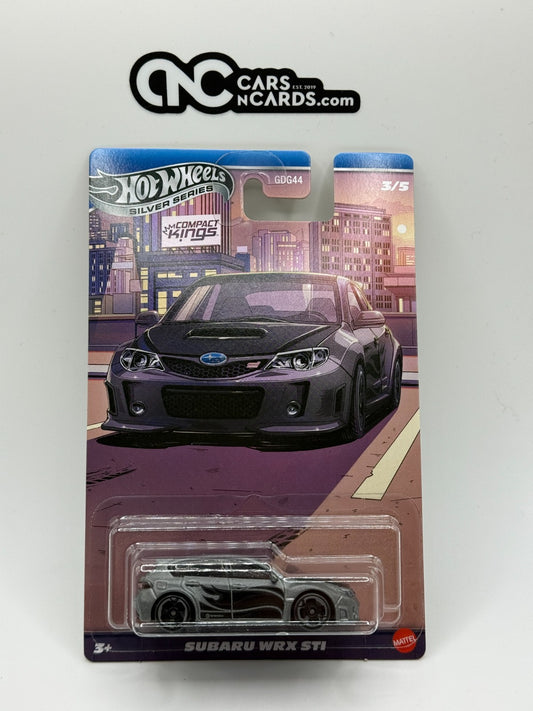 2026 Hot Wheel Silver Series Compact Kings 3/5 Subaru WRX STI