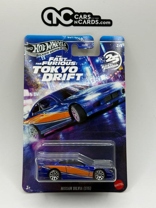 2026 Hot Wheels Silver Series Tokyo Drift Nissan Silvia (S15)