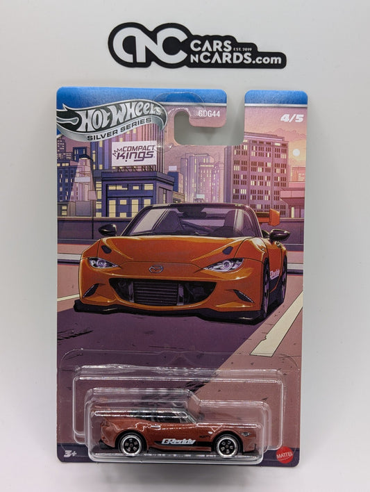2026 Hot Wheels Silver Series Compact Kings 4/5 Mazda MX-5 Miata