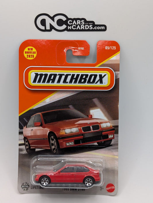 2025 Matchbox 1995 BMW 318ti 5/125 Red