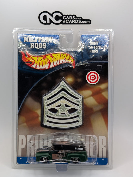 2002 Hot Wheels Military Rod Army '56 Ford Panel Real Riders