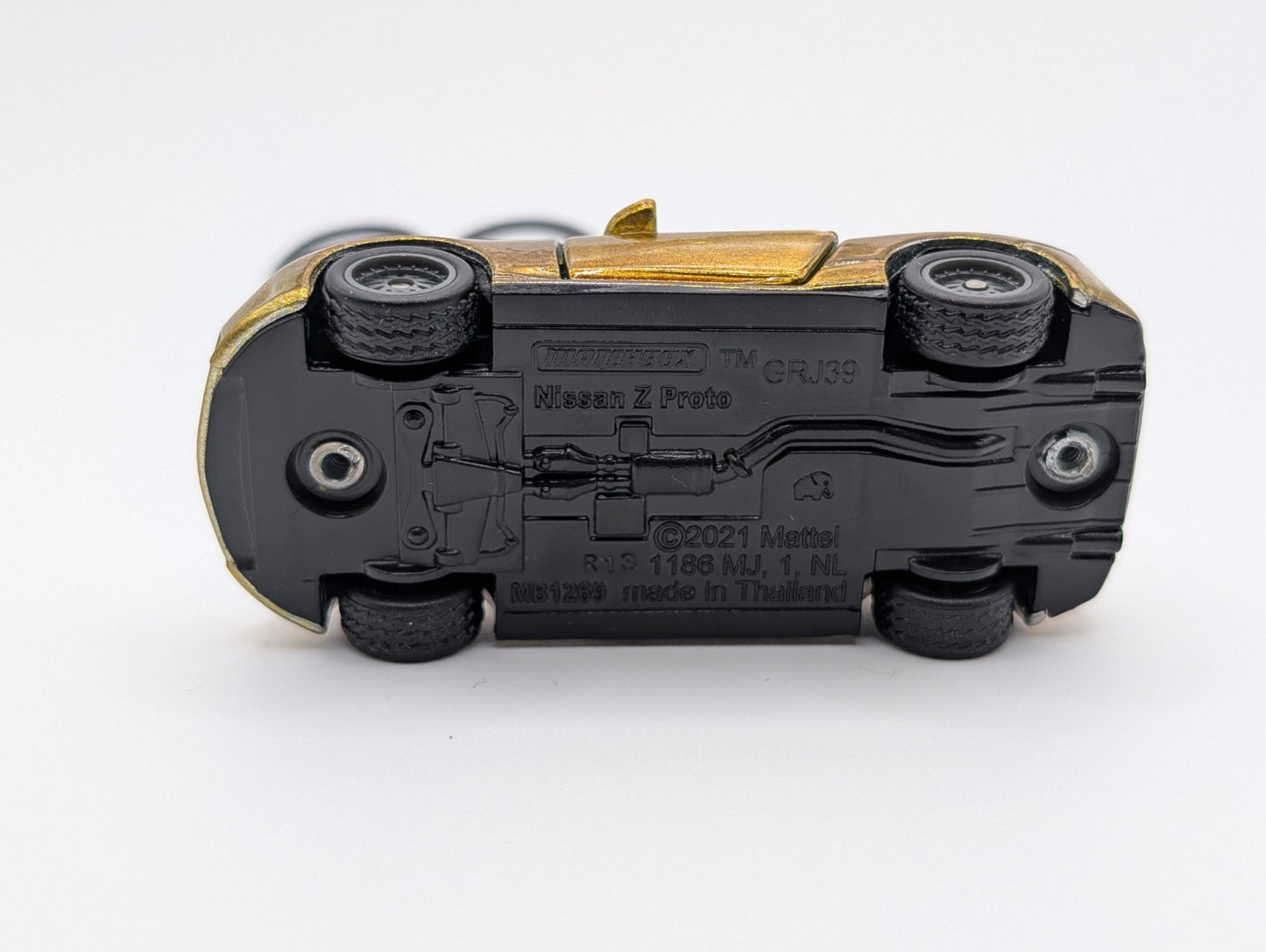 2022 Mattel Creations Matchbox Collectors Nissan Z Proto Gold Loose