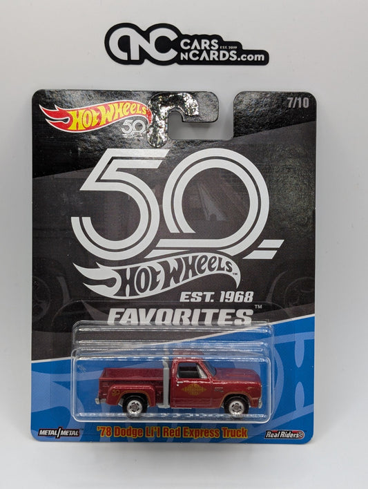 2018 Hot Wheels Premium '78 Dodge Li'l Red Express Truck