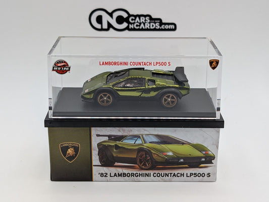 2022 Hot Wheels RLC Red Line Club Lamborghini Countach LP 500 S Green (Open Box)